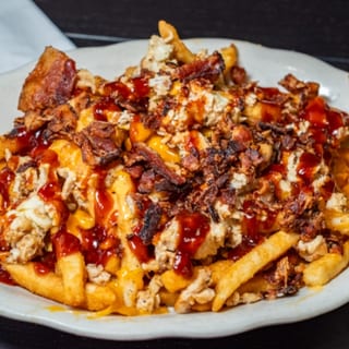 Chicken Bacon Bbq Fries (LARGE PORTION)